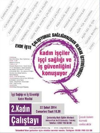 KADIN İŞÇİLER İŞÇİ SAĞLIĞINI KONUŞACAK