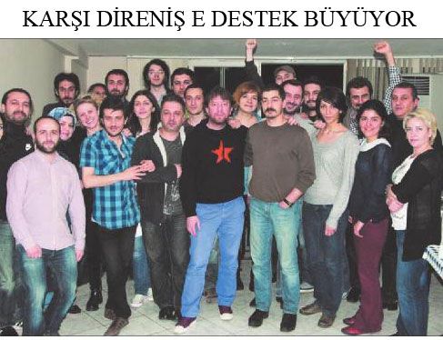 KARŞI DİRENİŞ E DESTEK BÜYÜYOR