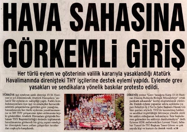 HAVA SAHASINA GÖRKEMLİ GİRİŞ