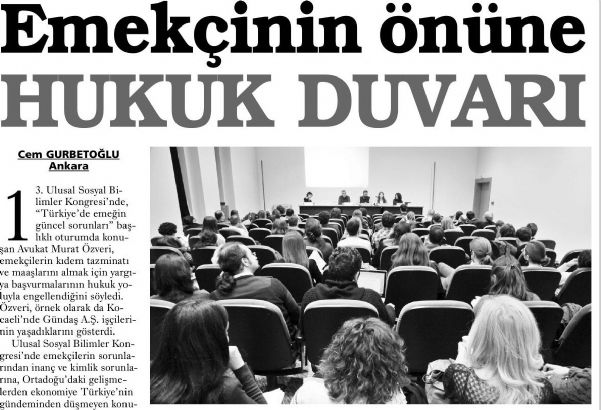 EMEKÇİNİN ÖNÜNE HUKUK DUVARI