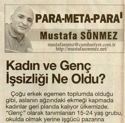 KADIN VE GENÇ İŞSİZLİĞİ NE OLDU?