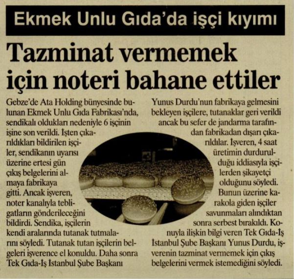 TAZMİNAT VERMEMEK İÇİN NOTERİ BAHANE ETTİLER