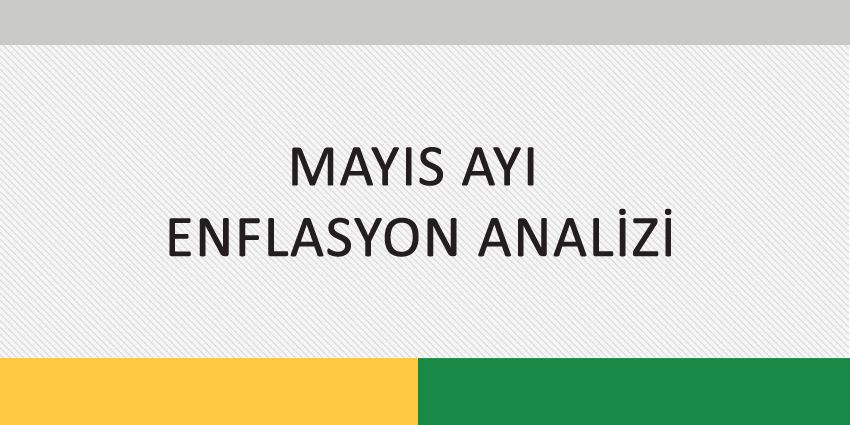 MAYIS AYI ENFLASYON ANALİZİ