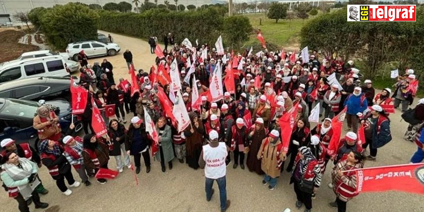 TÜTÜN İŞÇİLERİNİN ÜCRET MÜCADELESİ SÜRÜYOR: ÜCRETLERİMİZ BUHAR OLDU